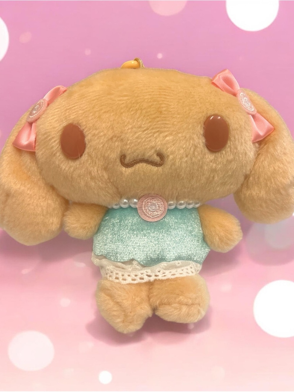 Sanrio Cinnamoroll Mocha Plush Keychain